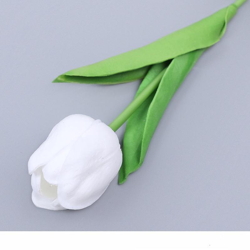 10PCS Mini Tulip Simulation Flower Wedding Home Fake Flower Photography Props Decorative Accessories Hand Bouquet