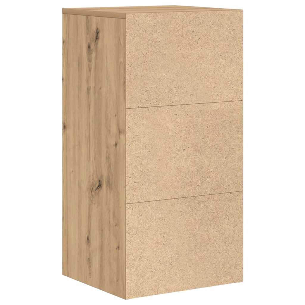 Sideboard with Drawers Artisan Oak 38 X 34 X 75 Cm