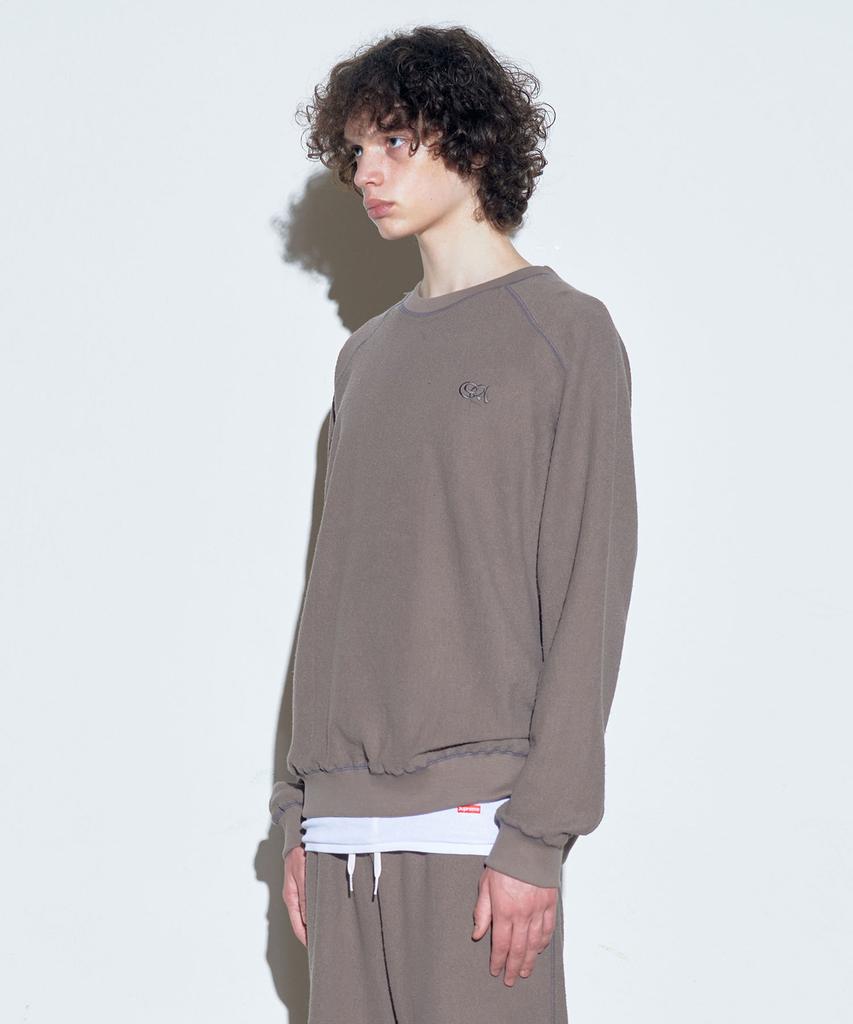 SCULPTOR Inside-Out Sweatshirt Mocha