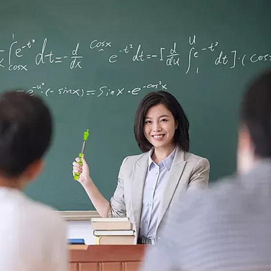 1 Set Telescopic Finger Pointer Stick Convenient Stainless Steel Teachers Pointer for Classroom Home School