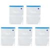 5PCS Vacuum Food Storage Zipper Bags For Electric Handheld Vacuum Sealer Pump Reusable Portable 26 X 34 Cm