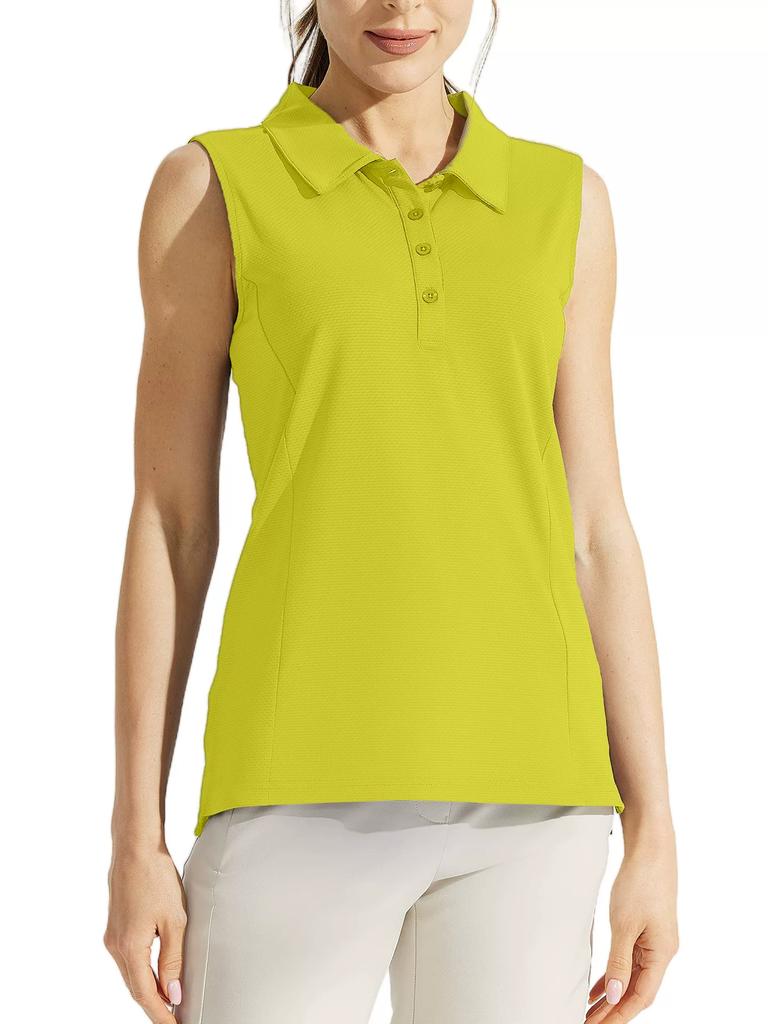 New Golf Shirt, Women's Tennis Wear, Sleeveless Top, Fashionable Polo Shirt, Women's Sports Top, Breathable and Quick-Drying
