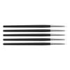 5pcsCelsiusset Silicone Soft Head Clay Pottery Moulding Pen   Craft Tool(black head)
