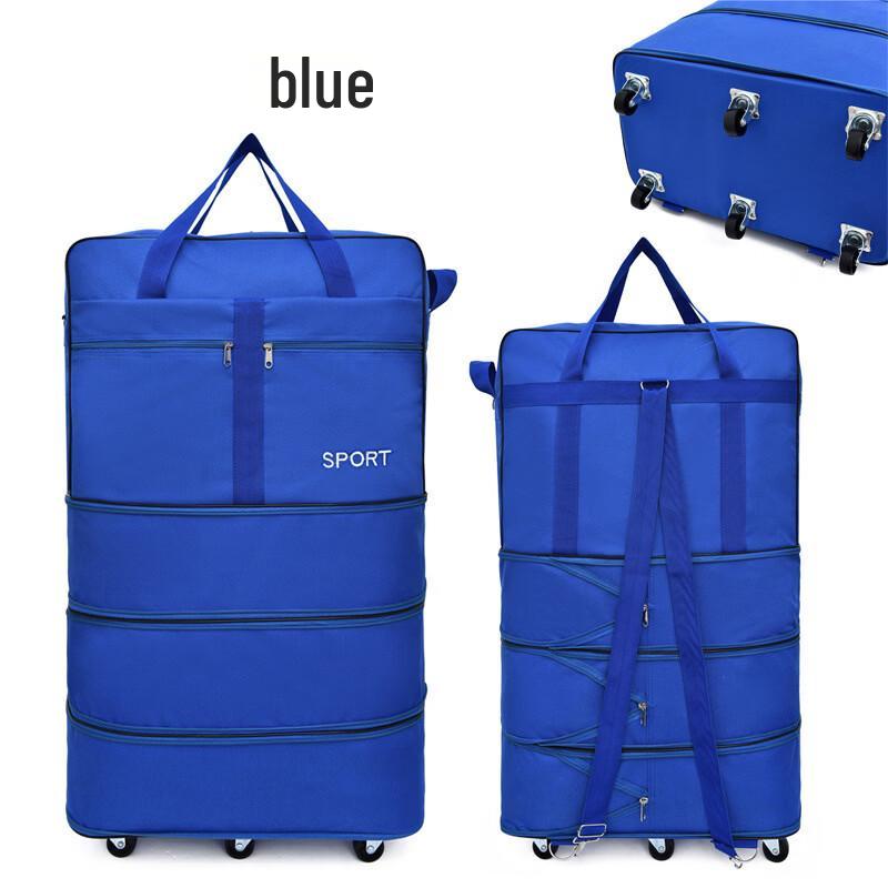 Foldable Expandable Wheeled Travel Duffel Bag
