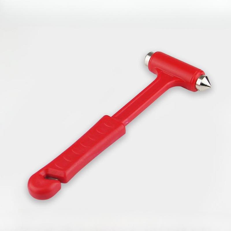 1 stk Bilsikkerhetshammer Bilvindusknuser Multifunksjonell Langt Håndtak Redningshammer Rømmehammer Nødverktøy Sikkerhetsbeltekutter