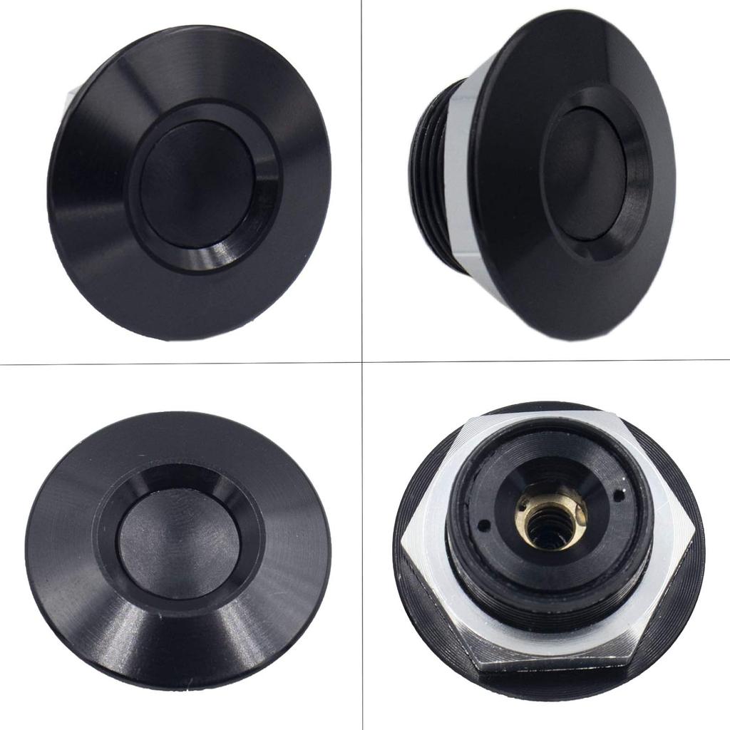 4 Pcs 1.25 Inch Universal 304 Stainless Steel Vehicle Hood P-Quick Release Lock Latch Bumper License Plate Lock Clip Push Button Bonnet