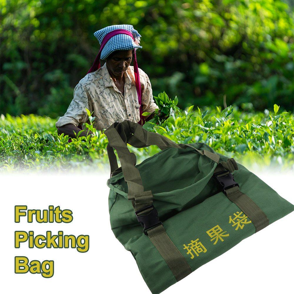 Adjustable Large Harvesting Pouch Large Capacity Foldable Foraging Apron  Mushroom