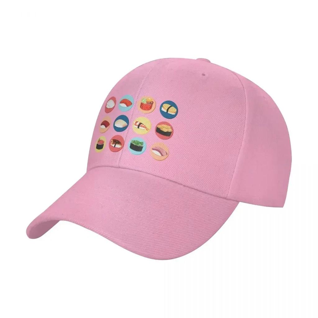 Types of Japanese Sushi Baseball Cap Snap Back Hat Hat Unisex For The Sun Golf Hat Golf Unisex Women Unisexs