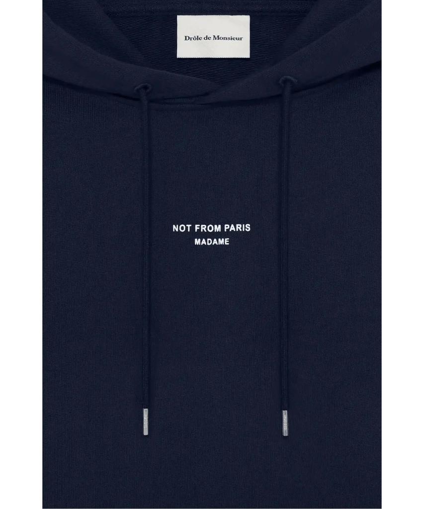 Drole De Monsieur Classic Pocket Slogan Hoodie Le Hoodie Slogan Poche Classique D0Ths26002Nyx