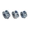 3PCS Drill Bit Stopper Collars Zinc Alloy Drilling Depth Stop Rings with Hex Wrench Open Type