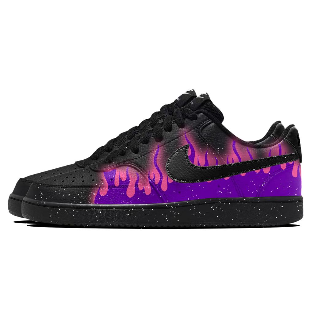 Nike Court Vision 1 Skateboard-Schuhe Herren Low Top Lila FZ0630-010(Team473-)
