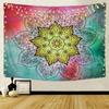 Large Mandala Pattern Indian Tapestry Wall Hanging Decoration Bohemian Beach Towel Polyester Thin Blanket Yoga Shawl Travel  Mat