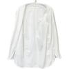 HEUGN SHIRT003 White Rob Cotton Poplin Band Collar Shirt Tops 2 whiteUsed