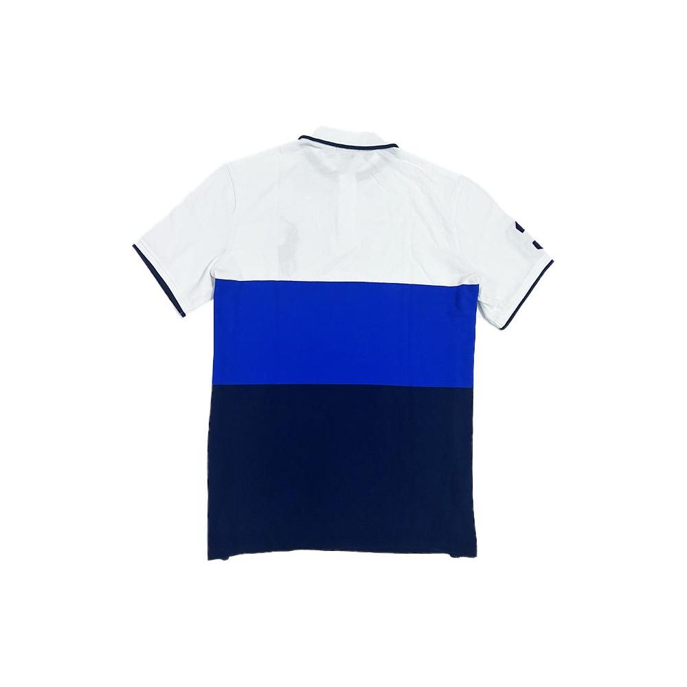 Polo Ralph Lauren Color Block Logo Embroidered Casual Short Sleeve Polo Shirt Men tops White 710801879-001