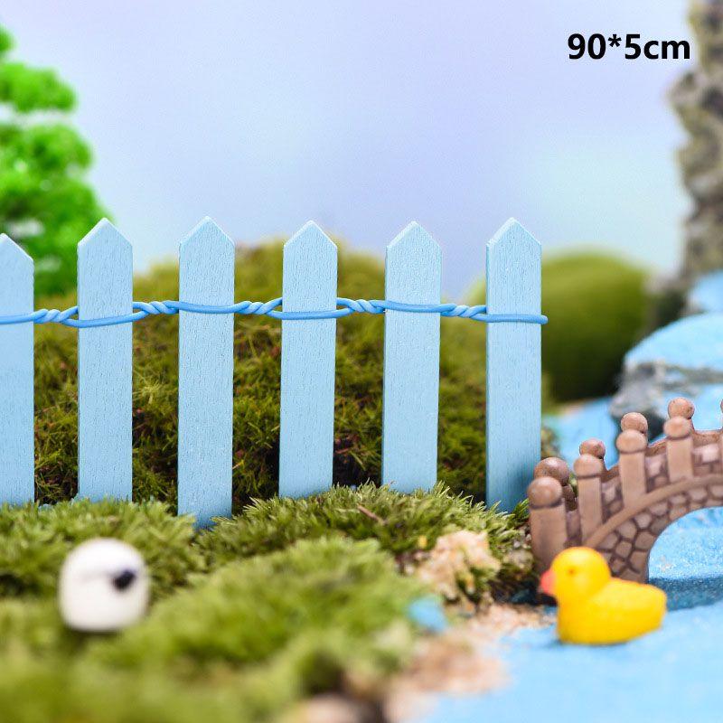 Mini DIY Holzzaun für Miniatur-Pflanzendekor und Landschaftsbasteln**