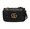 [Pre-Owned] GG Marmont Matelassé Mini Bag 'Black' - Very Good #IHXSF4
