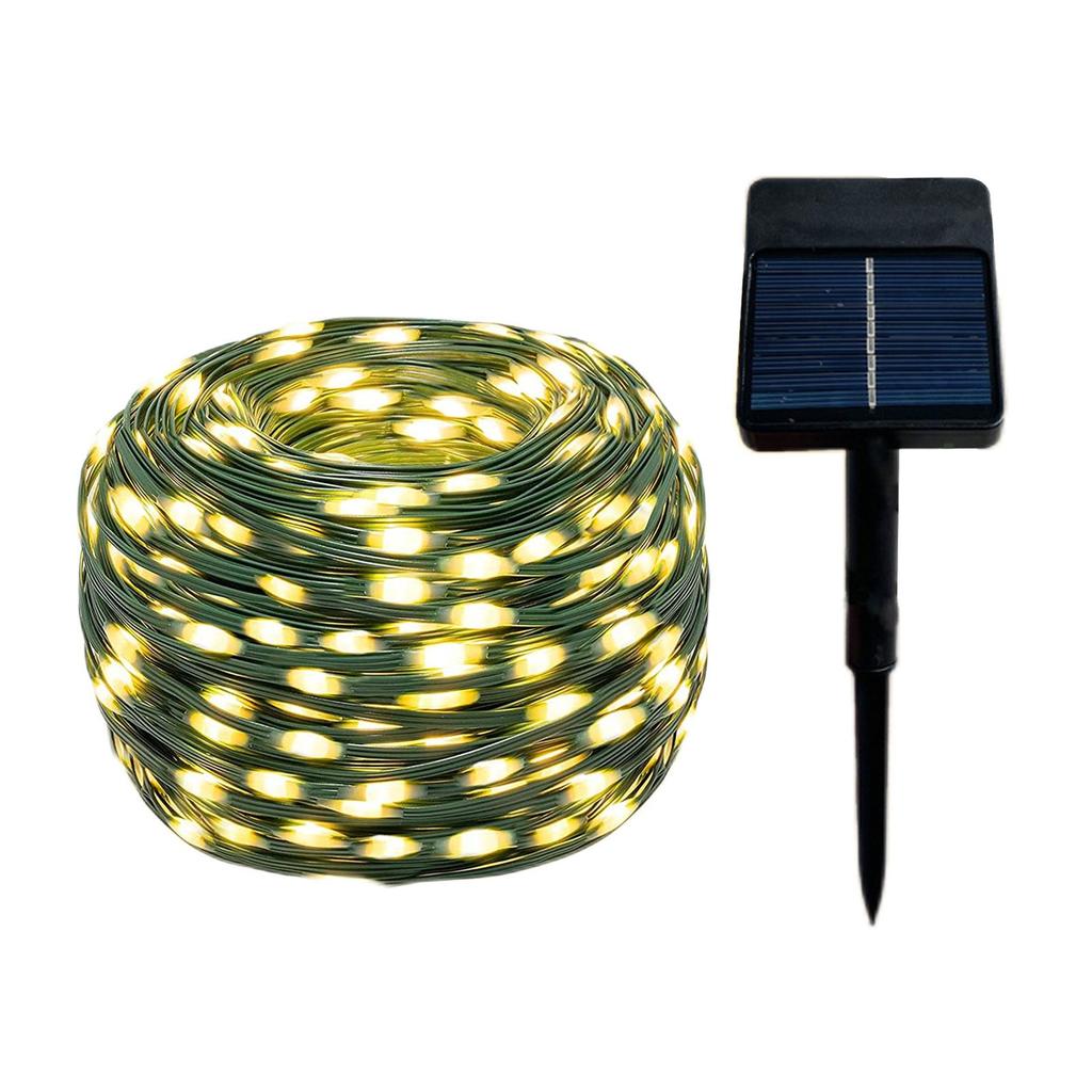 100 LED Solar String Light Waterproof Copper Wire Fairy
