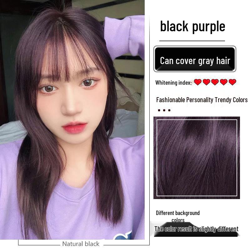 2026 Hair Dye Cream: Gray-Brown Linen, Black Tea Color, with Hair Care Benefits