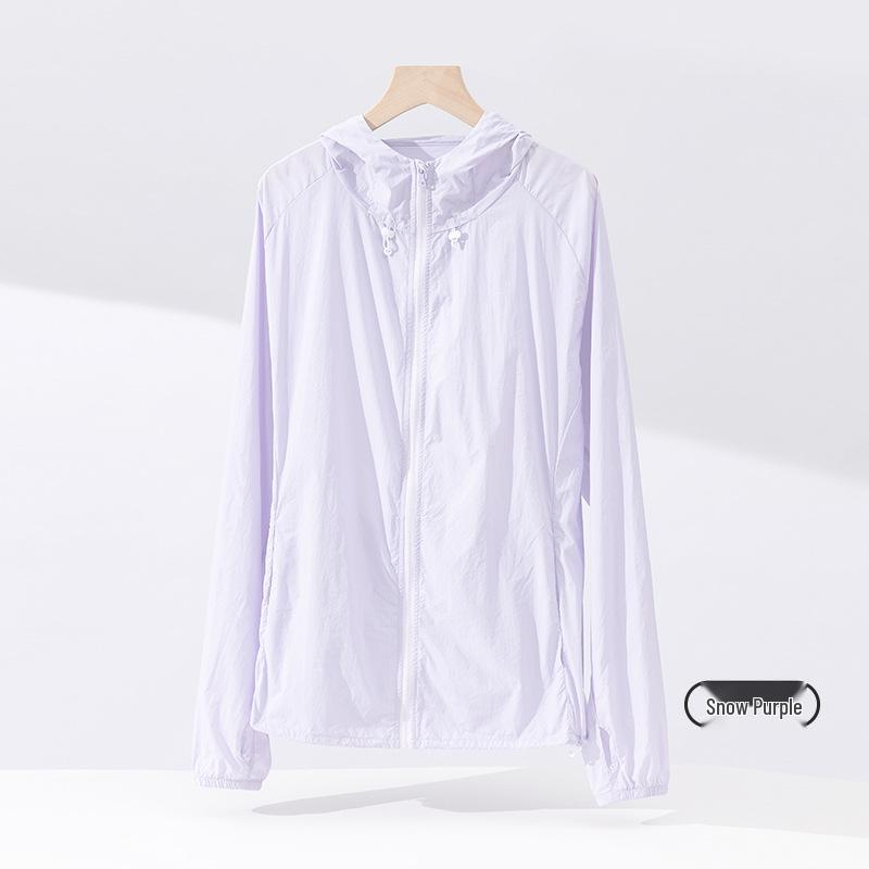 Lightweight Unisex Ice Silk Sun Protection Hooded Jacket - Breathable, Comfortable for Outdoor Wear