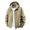 Autumn and Winter Men's Outdoor Jacket Waterproof and Windproof Jacket Hooded Casual Jacket Sports Mountaineering Jacket