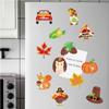 8/12PCS Diamond Painting Fridge Magnets Sticker Thanksgiving Refrigerator Magnets for Fridge Whiteboards Car Mailbox Decoration