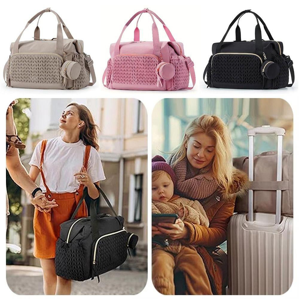Multifunctional Mommy Diaper Bag Large Capacity Breastfeeding Bag Mommy Shoulder Bag  Outdoor