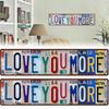 Kreatives Wanddeko-Schild 'Ich liebe dich mehr'