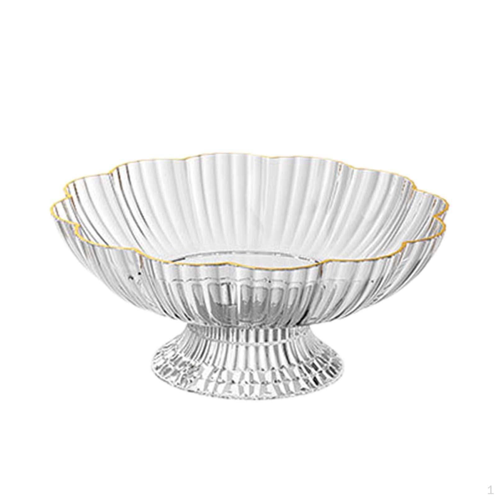 

Декоративная ваза для фруктов с дренажными отверстиями, чаша на пьедестале, для офиса белый