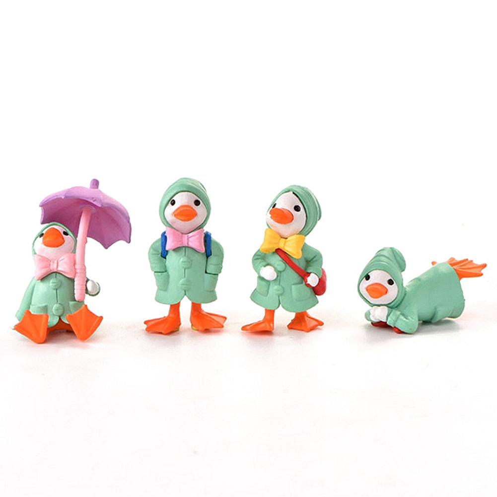 

4 шт. милые куклы-утки, украшения для салона автомобиля, украшения для приборной панели, украшения центральной консоли, автомобильные аксессуары для офиса, дома, автомобиля синий