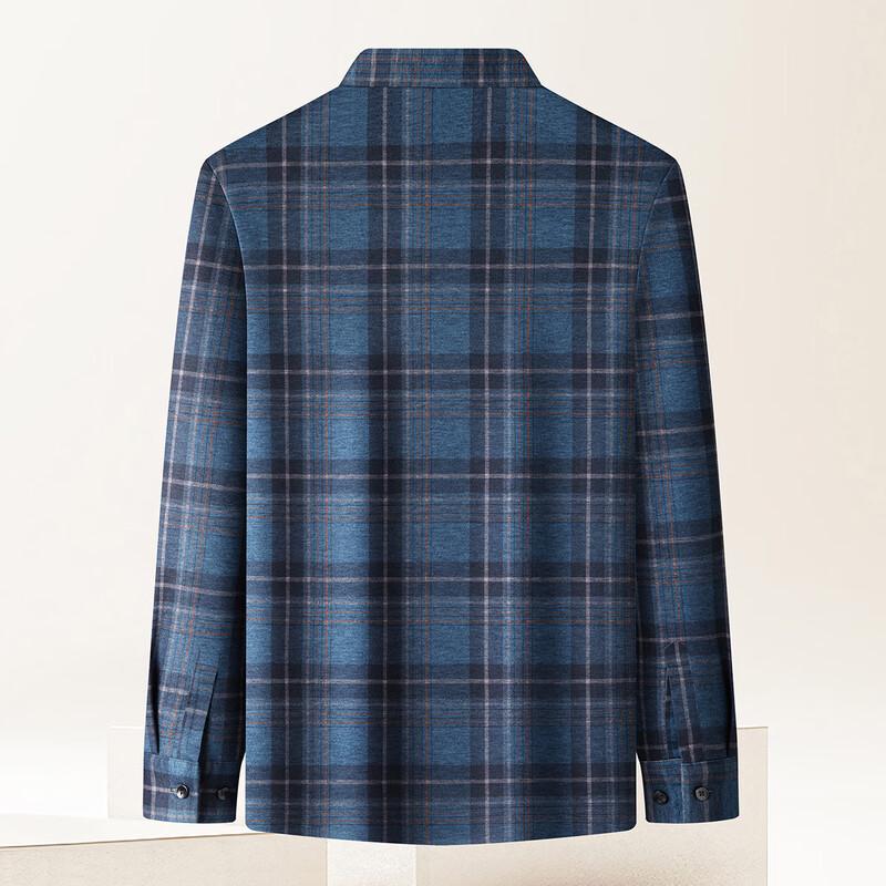 Montagut Men's Cashmere Silk Thermal Plaid Shirt