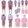 New Cross-border Movie Barbie Cos Costume For Barbie Ken Punk Style Jacket Moisture-wicking Fabric