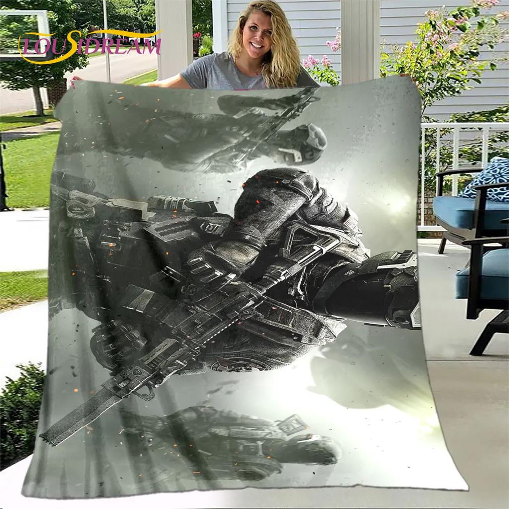 Game COD, Call of Duty Gamer Soft Plush Blanket,Flannel Blanket Throw Blanket for Living Room Bedroom Bed Sofa Picnic Cover Kids