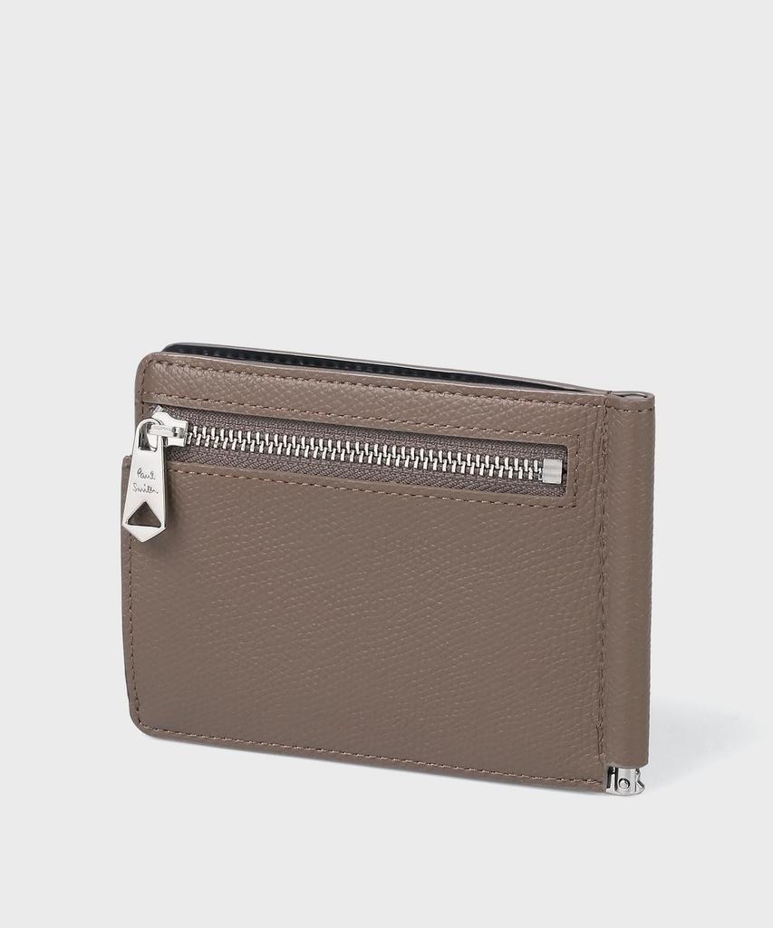 Grained leather billfold