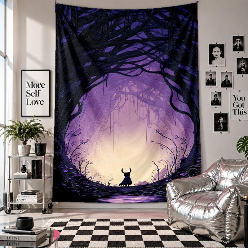 Wall TapestryHollow Knight Art Hanging Cloth Decorative Background Cover for Room Decoration