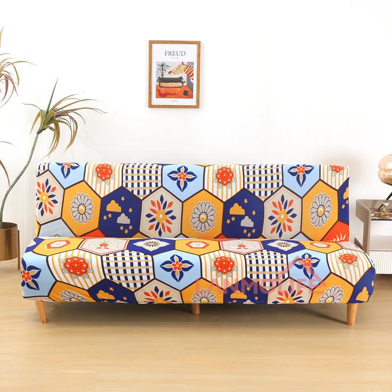 Katlanır Kanepe Yatak Örtüsü Basit Elastiklik Kolçaksız Kalınlaştırılmış Toz Geçirmez Kanepe Örtüsü Her Şey Dahil