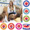 Wooden Clock For Kids Learn Time And Math With Colorful Model