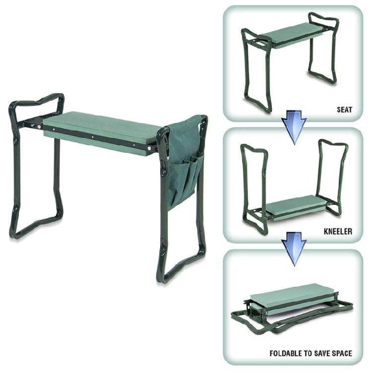 Outdoor Garden Kneeling Stool Sittings Kneeling Chair Tool Oxford Fabric Fold