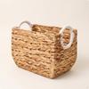 Braided Container Basket with Handles Storage for Home Organization, Living Room