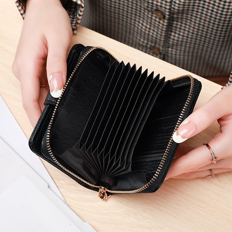 New Women's Short Wallet Women's Organ Card Bag Multi-Card Position Fashion Card Holder ID Card