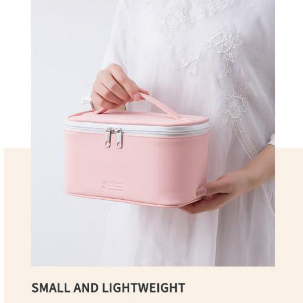 Waterproof Travel Cosmetics Holder Portable Women's Grooming Bag High Quality PU Makeup Bag