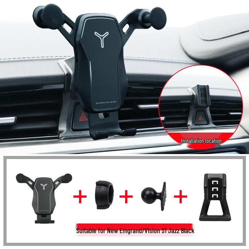 Compatible Geely Phone Holder with Wireless Charging for New Emgrand, Vision S1, Emgrand EV, Binrui.