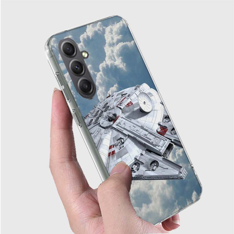 Millennium Falcon In Space Phone Case for Samsung A16 A26 A36 A56 A17 A37 A57 A07 A06 A02S A03 A04S A05S Galaxy Note 20 10 A50S