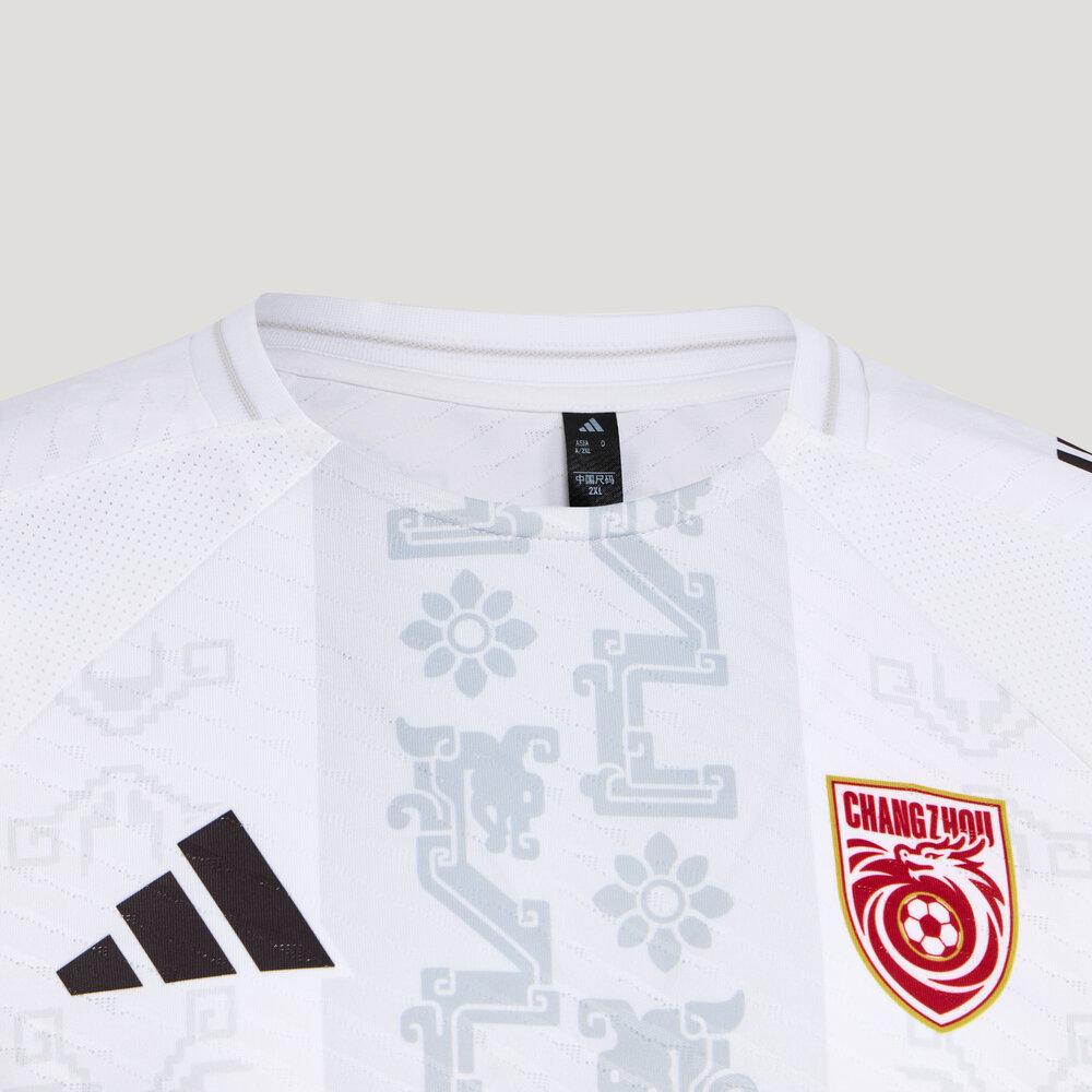 Adidas 2026 Suzhou Super League Changzhou Team Away Round Neck Pullover Striped Short Sleeve Match Jersey Unisex jersey LG1959