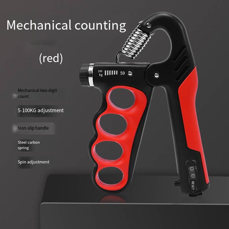 Adjustable Spring Grip Upgrade 5-60KG Mechanical Counting Men Women Practice Hand Instruments Fitness Equipment TPE Coated Glue