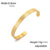 Dawapara Ayatul Kursi Quran Prayer Bangle Arbic Calligraphy Islamic Muslim Alhamdulillah Cuff Bracelet Stainless Steel Jewelry