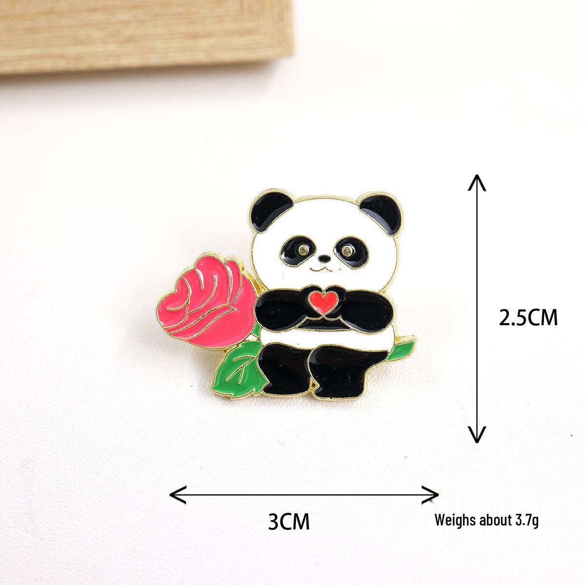 Clown Heart Corsage Pin: Cute Cartoon Alloy Brooch with Anti-exposure Clasp