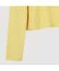 LUCKY CHOUETTE Printed Cropped Long-Sleeved T-Shirt (Yellow) Lftas25170Yex