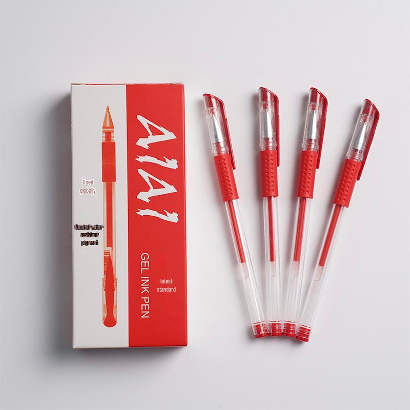 European Standard 0.5mm Black Bullet Tip Neutral Pen Set with Office Refills