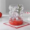 350ML Transparent Glass Cup High Borosilicate Heat-resistant Caterpillar Shape Drinking Glasses Coffee Mug Beer Juice Milk Cups