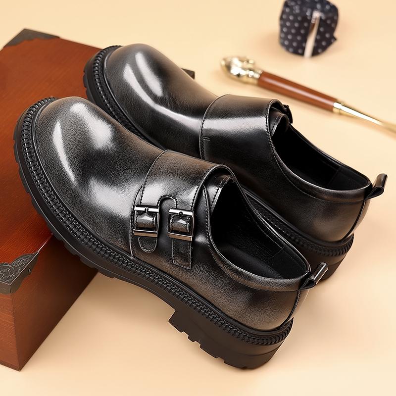 Fashion Stylish Oxford Shoes for Men Classic Leather Men Casual Shoes Comfortable Lace-up Derby Shoes Man Formal Dress Footwear Sneakers